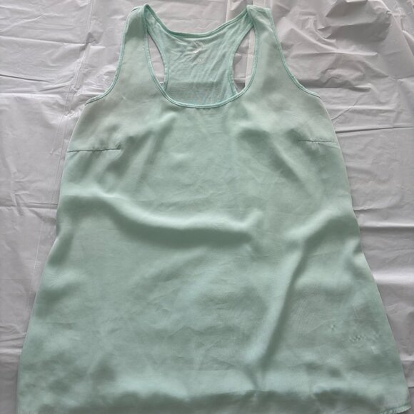 New York & Co Athleisure Razor Back Tank Mint Green Size Medium EUC - Picture 4 of 8